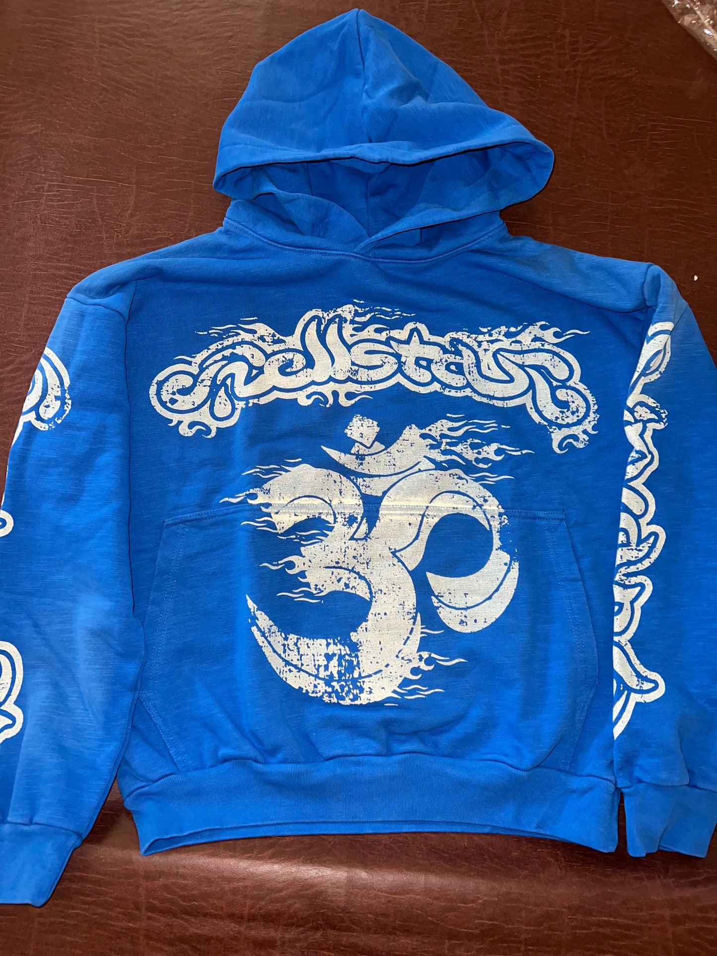 HELLSTAR STUDIOS BLUE YOGA HOODIE