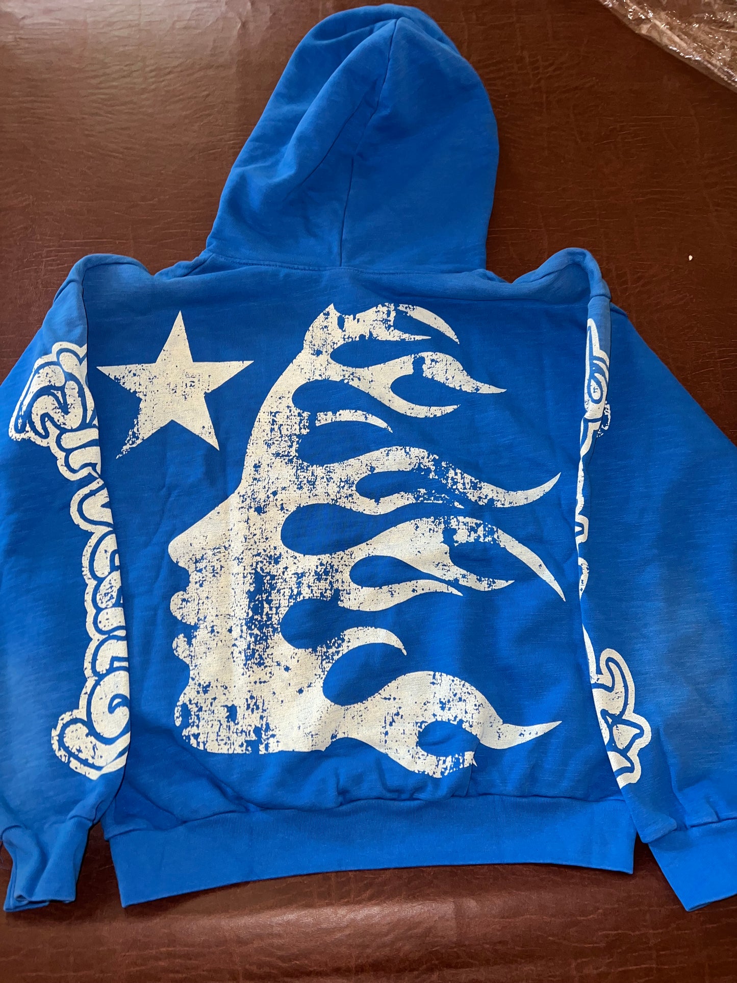 HELLSTAR STUDIOS BLUE YOGA HOODIE