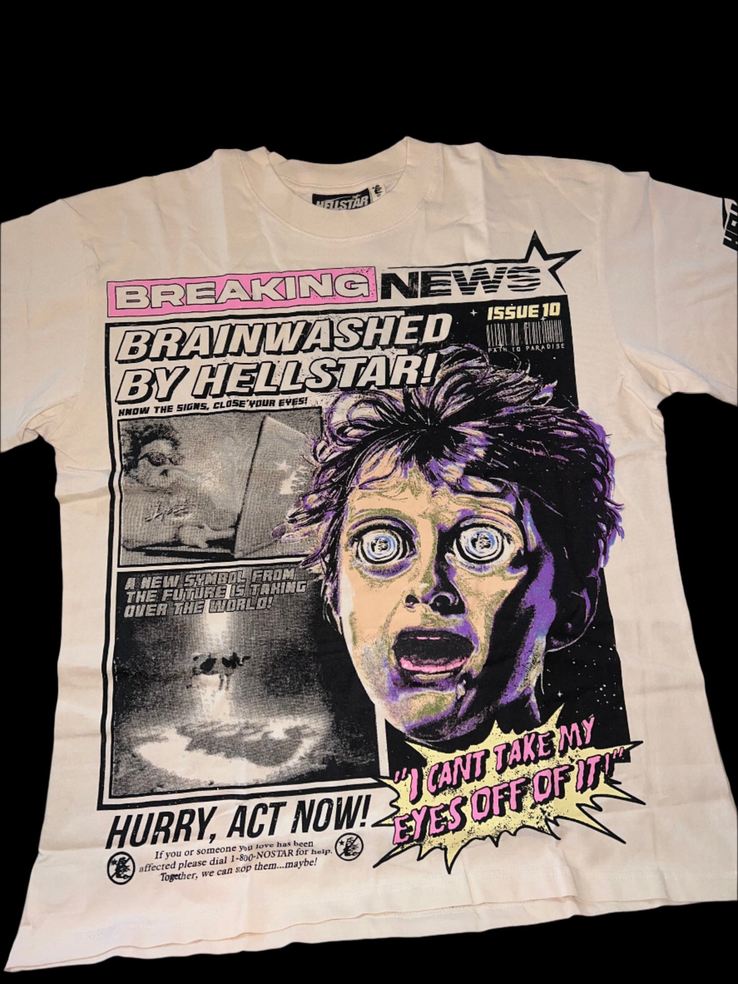 HELLSTAR BREAKING NEWS T- SHIRT